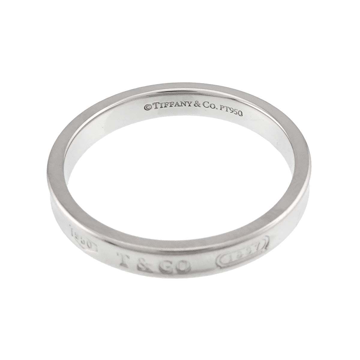 ティファニー TIFFANY&Co. 1837 ナロー 15.5号 リング 幅3mm Pt