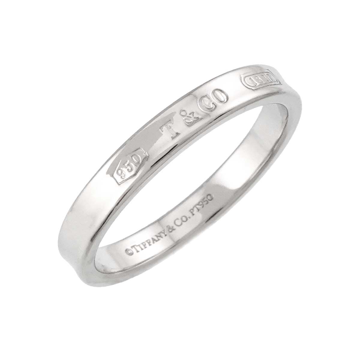 ティファニー TIFFANY&Co. 1837 ナロー 15.5号 リング 幅3mm Pt