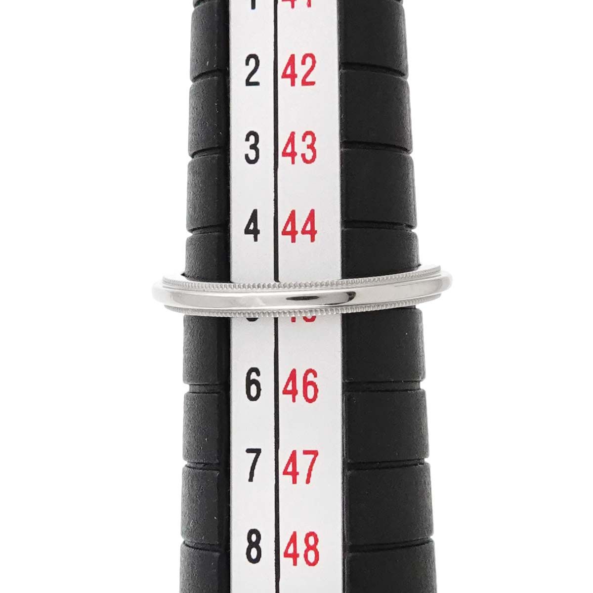 専用　ティファニー　Ptミレグレインハンドリング　プラチナ ティファニー TIFFANY&CO. ミルグレイン 5.5号 リング 幅2mm Pt