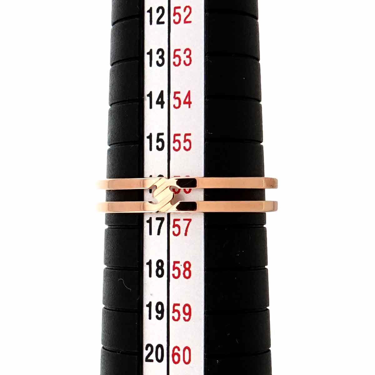 グッチ GUCCI インフィニティ #17 リング K18 PG ピンクゴールド 750