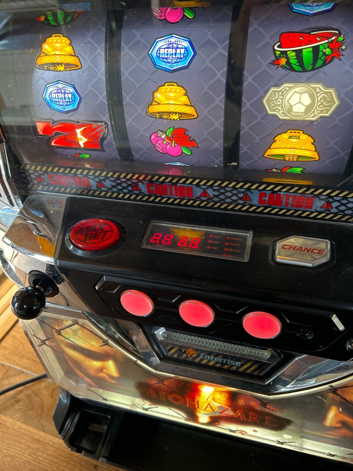 パチスロ実機5号機 バイオハザード5 コイン不要機付 【公式通販】