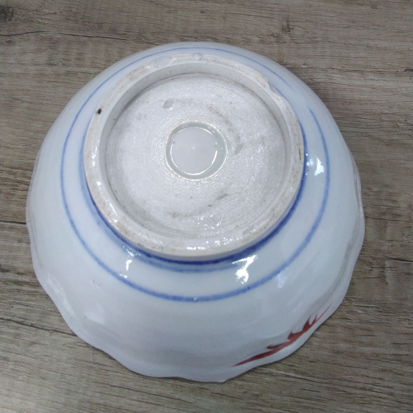 明治期！ 古伊万里 手描き 有田焼 煮物鉢 2点セット 浅鉢 中鉢 和食器