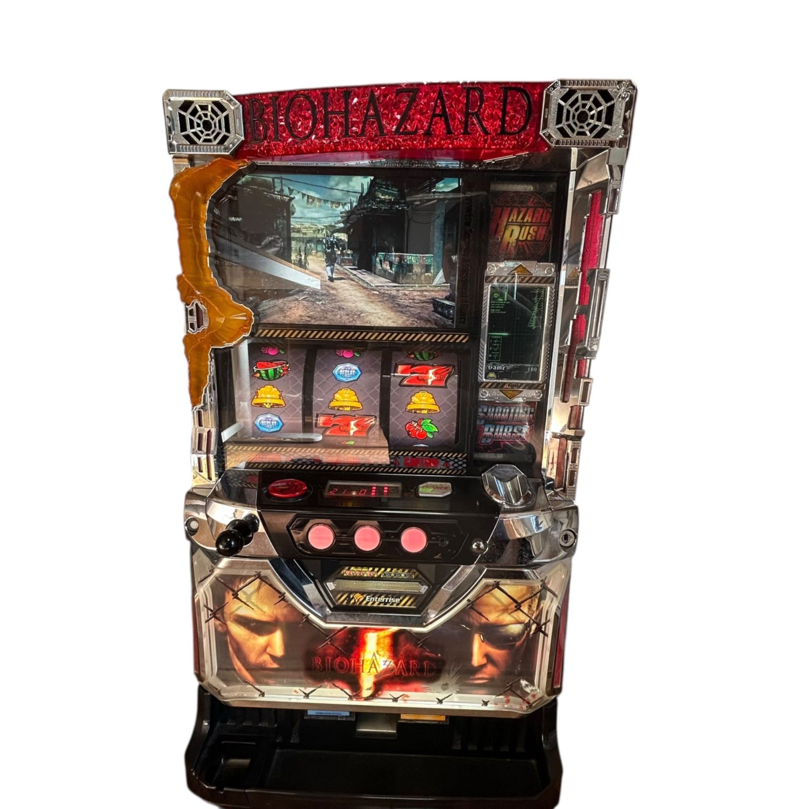 ５号機 バイオハザードINTO THE PANIC 家庭用 不要機付 実機 バイオハザード5 スマスロ 実機 本体 簡易ユニット不要機セット