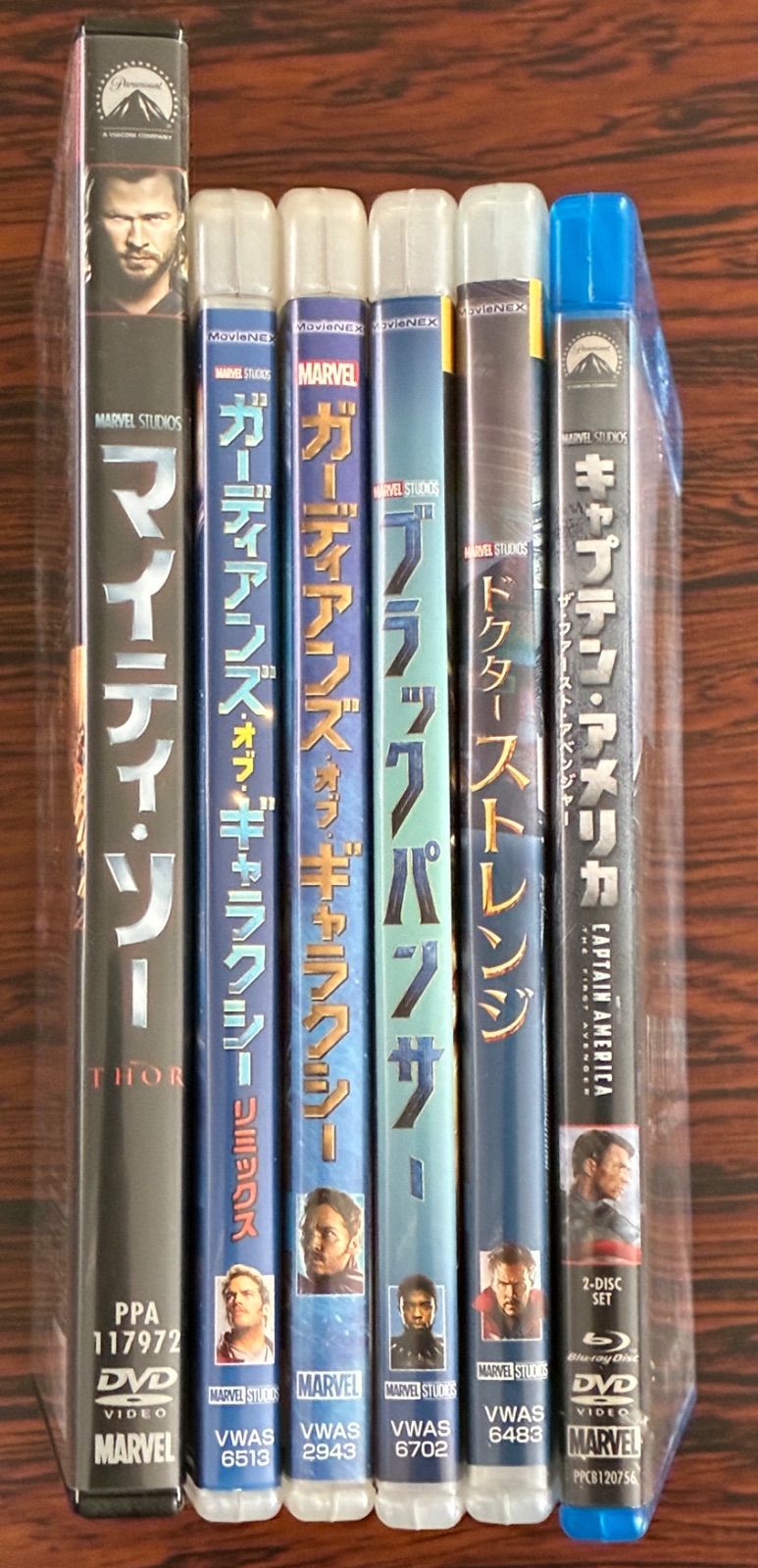 マーベル 映画 Blu-ray DVD まとめ売り 6本 - メルカリ