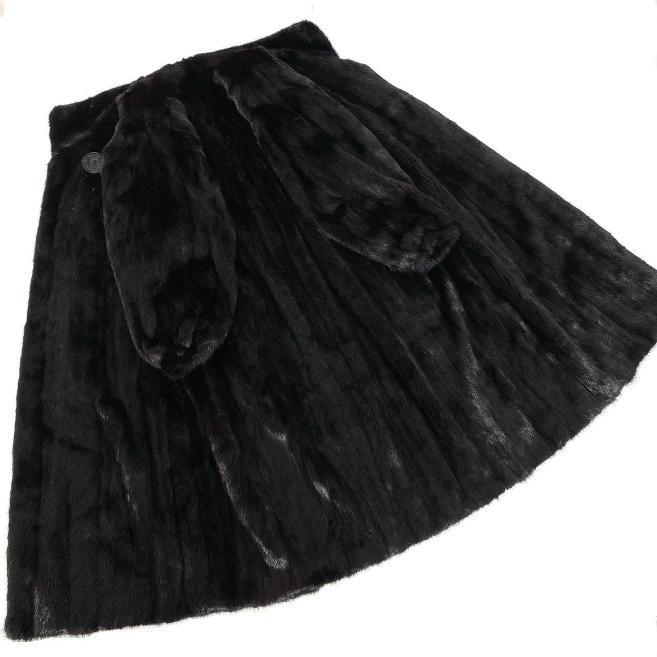 84a14 SAGA MINK サガミンク 銀サガ ダークミンク ミンクコート 超