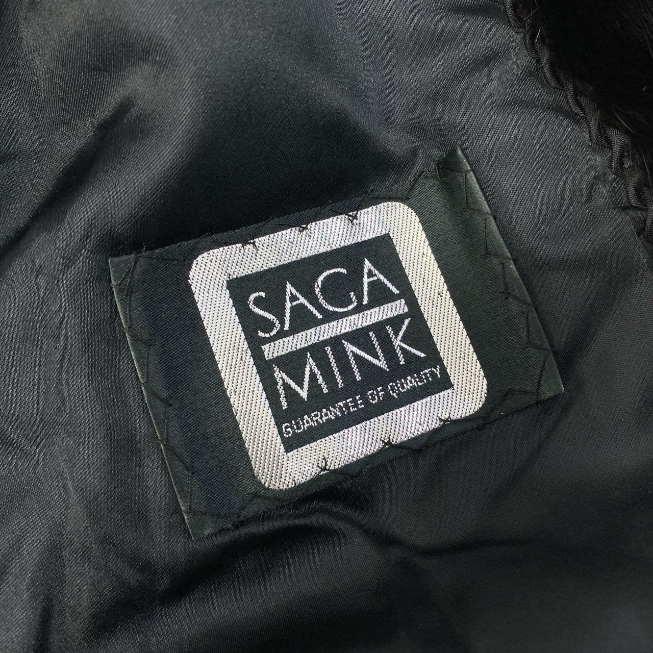 84a14 SAGA MINK サガミンク 銀サガ ダークミンク ミンクコート 超