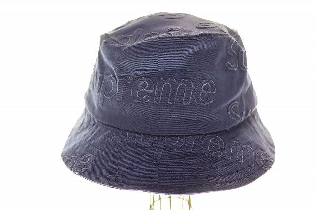 シュプリーム SUPREME 23SS LASERED TWILL CRUSHER NAVY レーザー