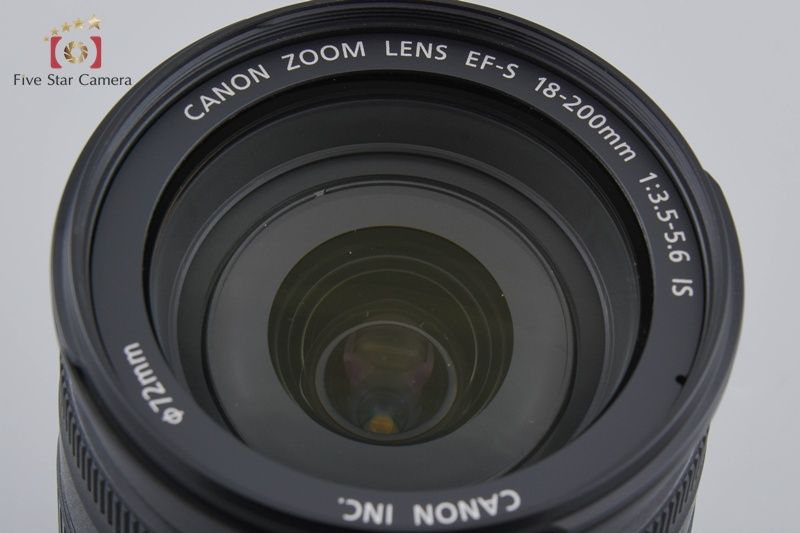 Canon キヤノン 【中古】Canon キヤノン EF-S 18-200mm f/3.5-5.6 IS