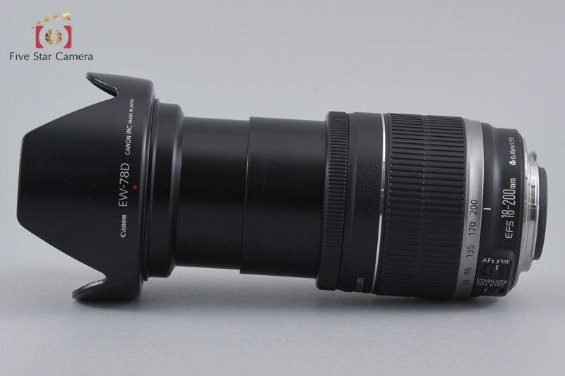 Canon キヤノン 【中古】Canon キヤノン EF-S 18-200mm f/3.5-5.6 IS