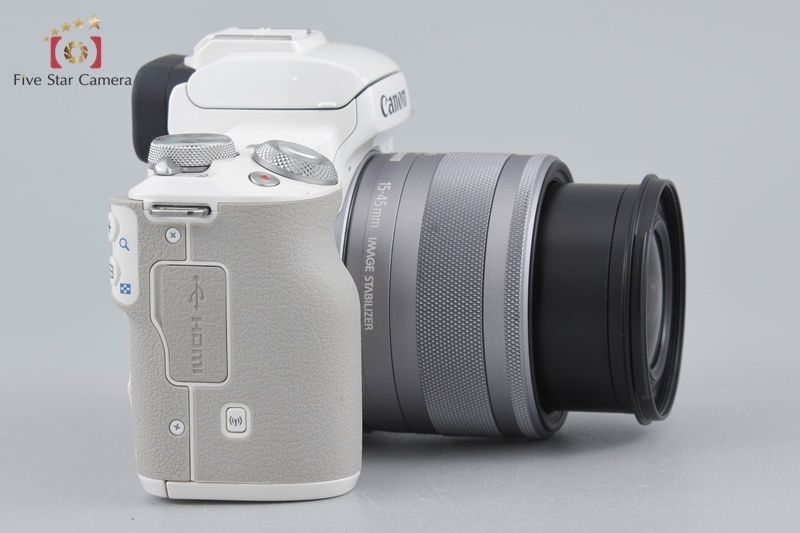 Canon キヤノン 【中古】Canon キヤノン EOS Kiss M EF-M 15-45 IS STM