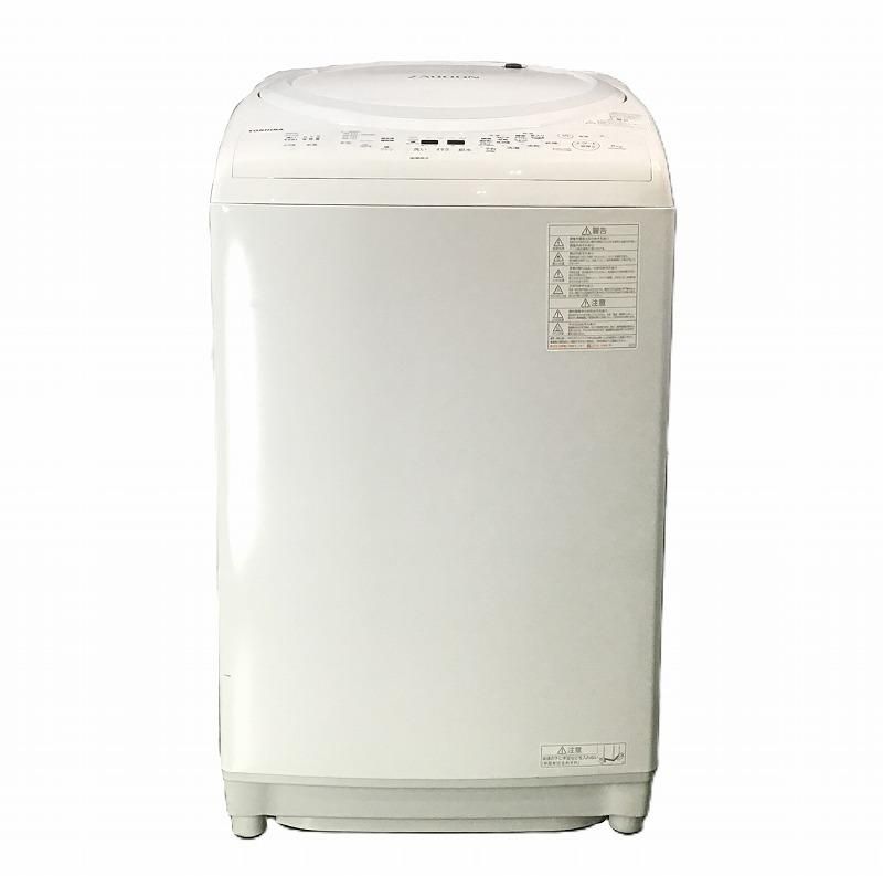 TOSHIBA 東芝 洗濯機 洗濯乾燥機 ZABOON AW-8V9 W - メルカリ