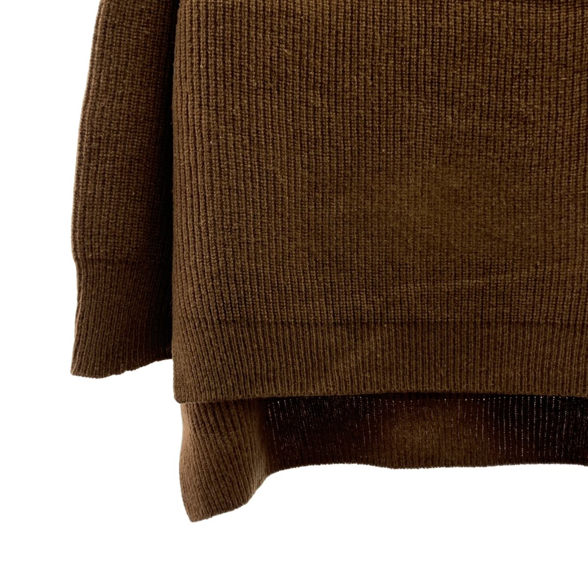 MUSE ドゥーズイエムクラスダークブラウン ニット MUSE de Deuxieme Classe / ミューズドゥーズィーエムクラス | アゼ