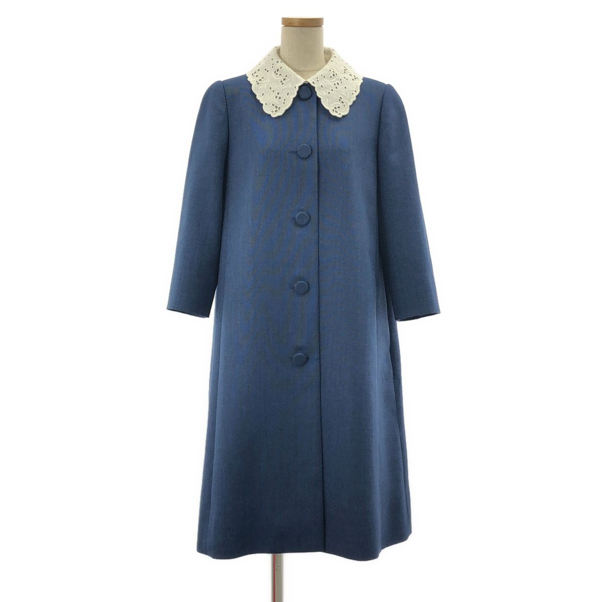 FOXEY BOUTIQUE / フォクシーブティック | Coat Selena / レースカラー 
