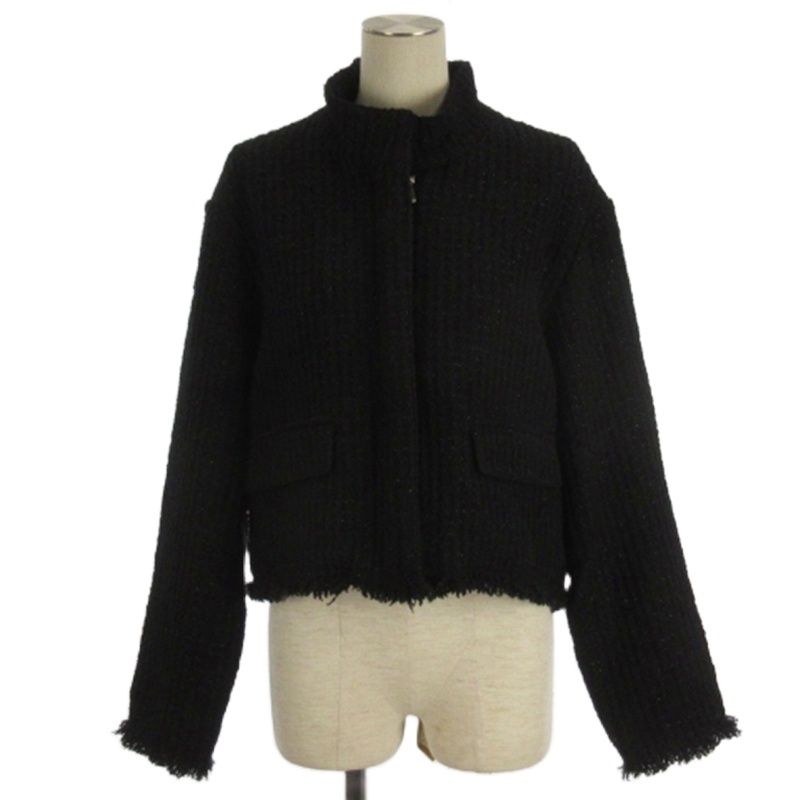 エーピーストゥディオ AP STUDIO ツイード ジャケット ジップアップ