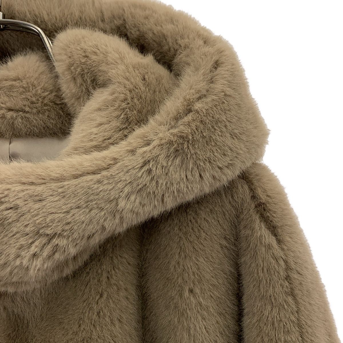 美品】 CADUNE / カデュネ | フーデッド ファーコート ジャケット | 38