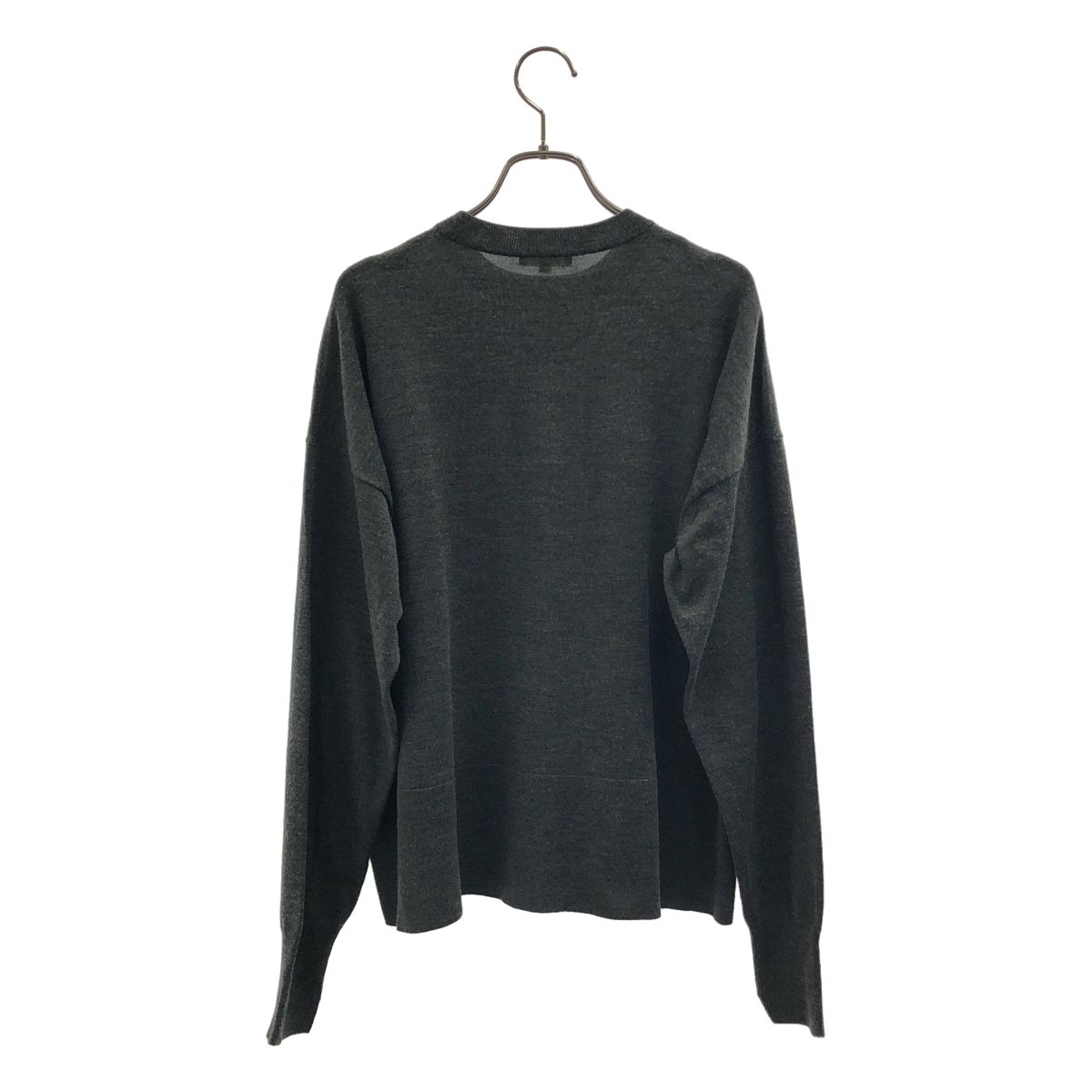 BLAMINK / ブラミンク | ウール カシミヤ クルーネック ニット | 36