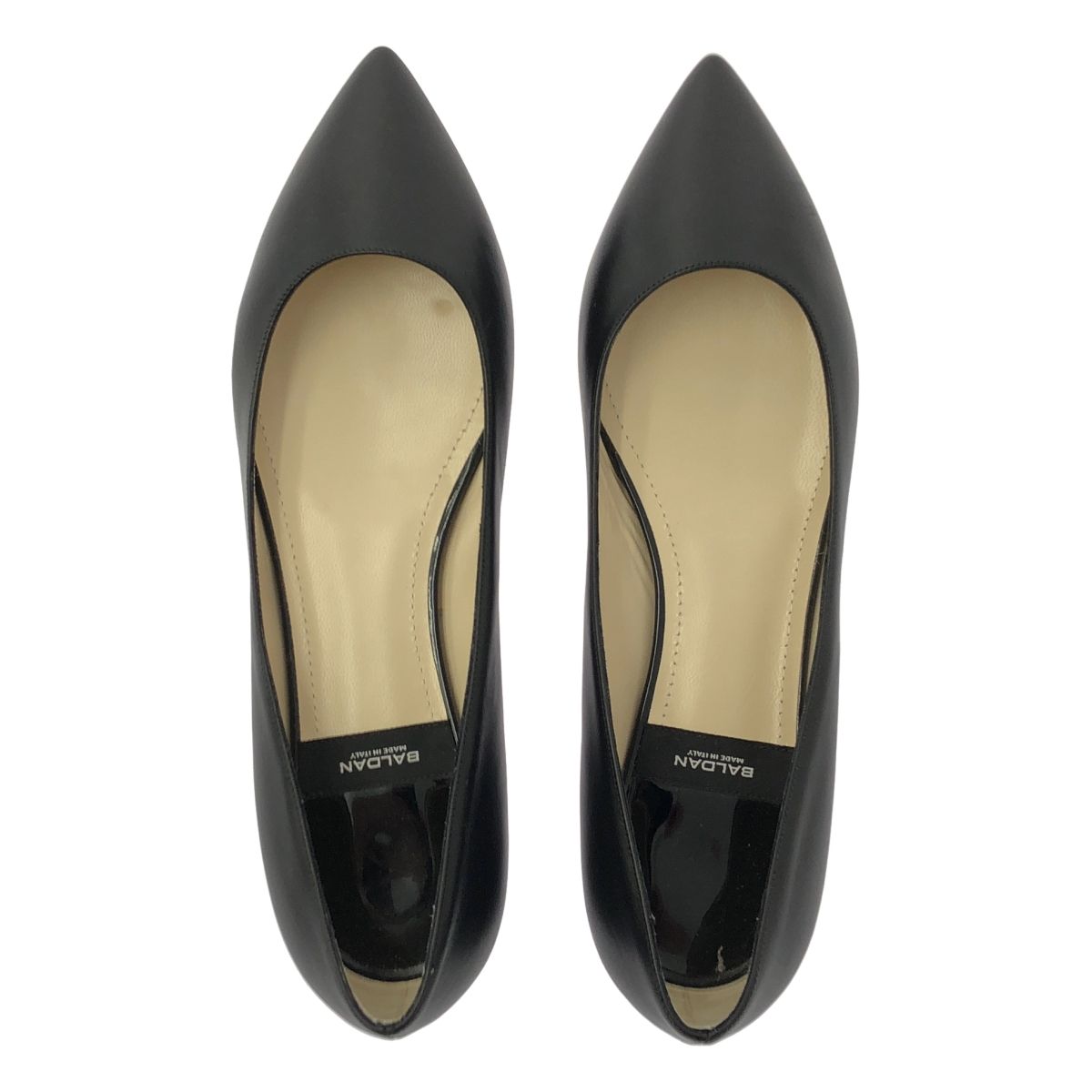 新品】 BALDAN / バルダン | レザー ポインテッドトゥ フラット