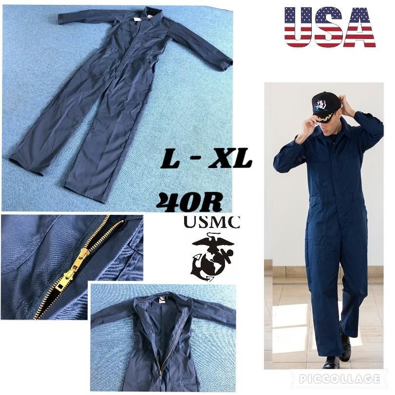 米軍放出品】未使用品 ユーティリティカバーオール 40R メンズ M-L