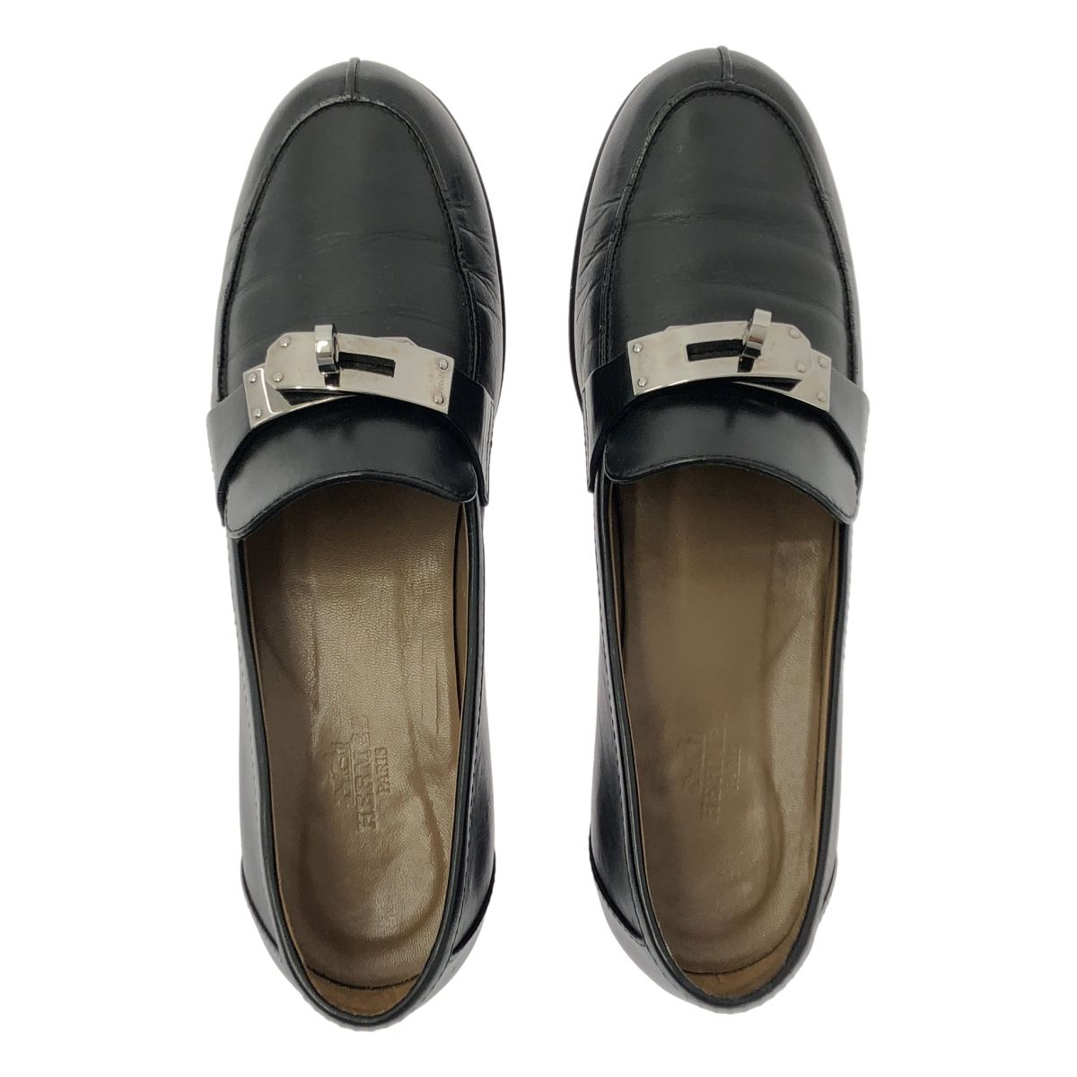 【新品・未使用】Hermes デスタン ケリー ローファー ブラック 40 楽天市場】エルメス HERMES ローファー レディース モカシン 38 24.5cm