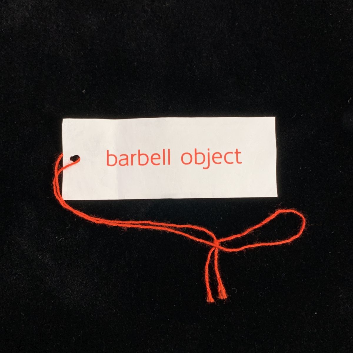 美品】 barbell object / バーベル オブジェクト | vel po ベルベット