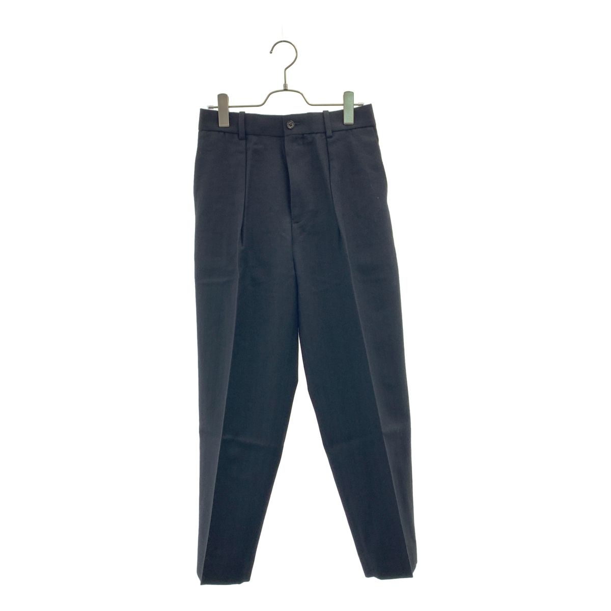 美品】 MARKAWARE / マーカウェア | FRONT PLEATED PEGTOP WOOL DOBBY