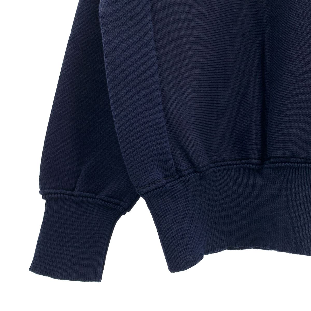 Coohem / コーヘン | GIMA COTTON REVERSE KNIT PULLOVER ニット | M | ネイビー | メンズ Coohem / コーヘン | GIMA COTTON REVERSE KNIT PULLOVER ニット | M