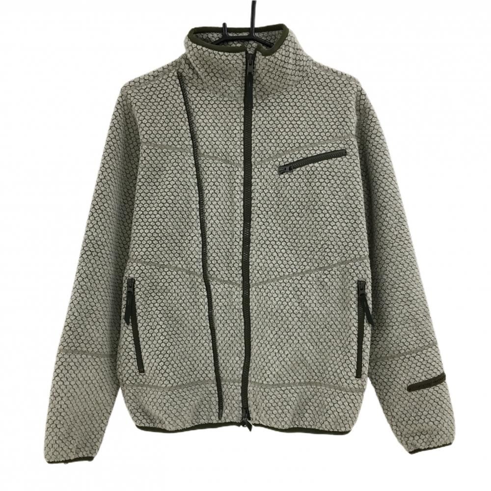 パーリーゲイツ　ゴルフ用ジャケット パーリーゲイツ ジャケット ベージュ×カーキ ヘキサゴン柄 裏地
