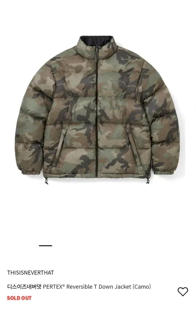 thisisneverthat カモフラ PERTEX リバーシブル ダウン L - メルカリ