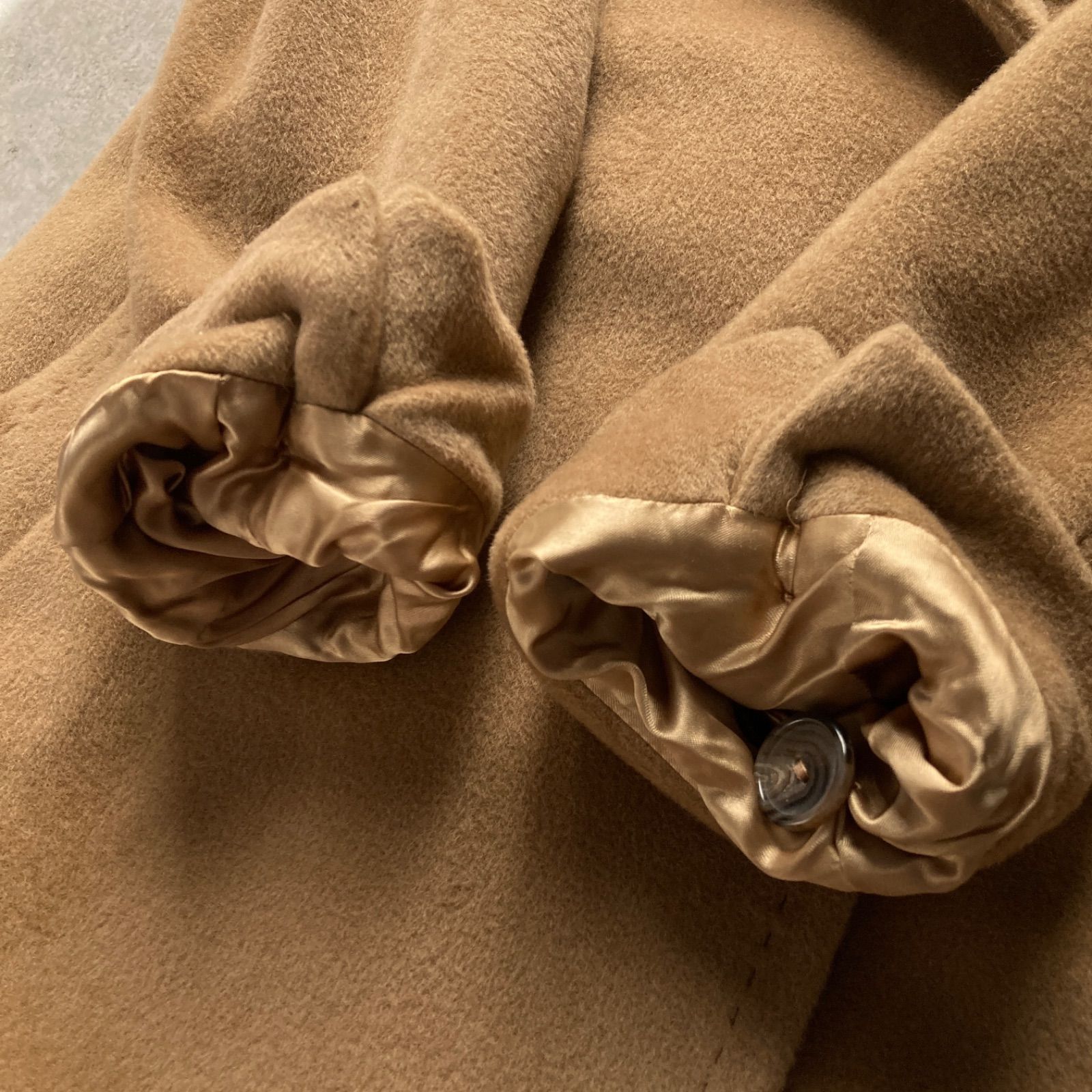 美品 マックスアンドコー MAX&Co. ダブル ロングチェスターコート