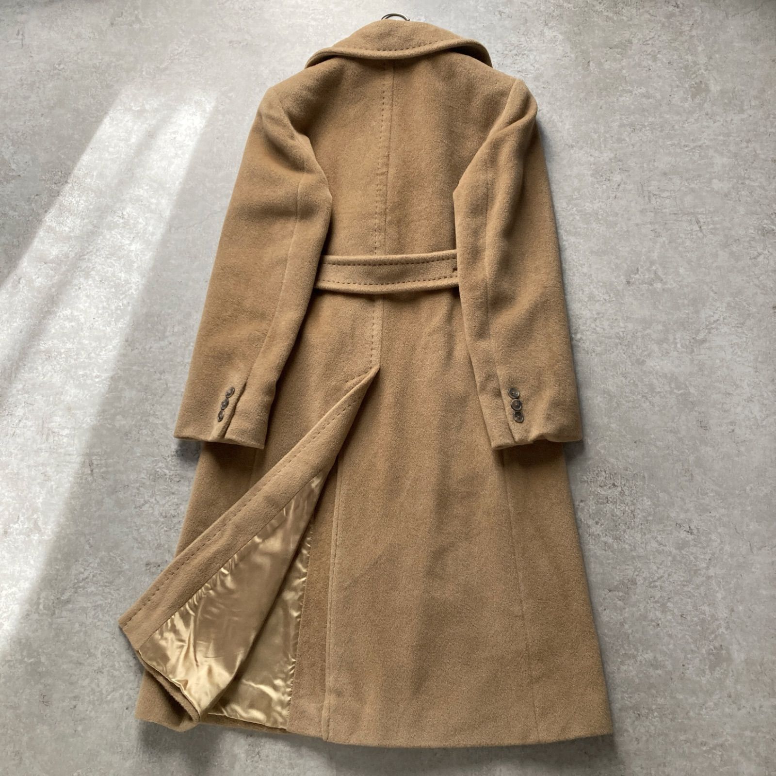 美品 マックスアンドコー MAX&Co. ダブル ロングチェスターコート 