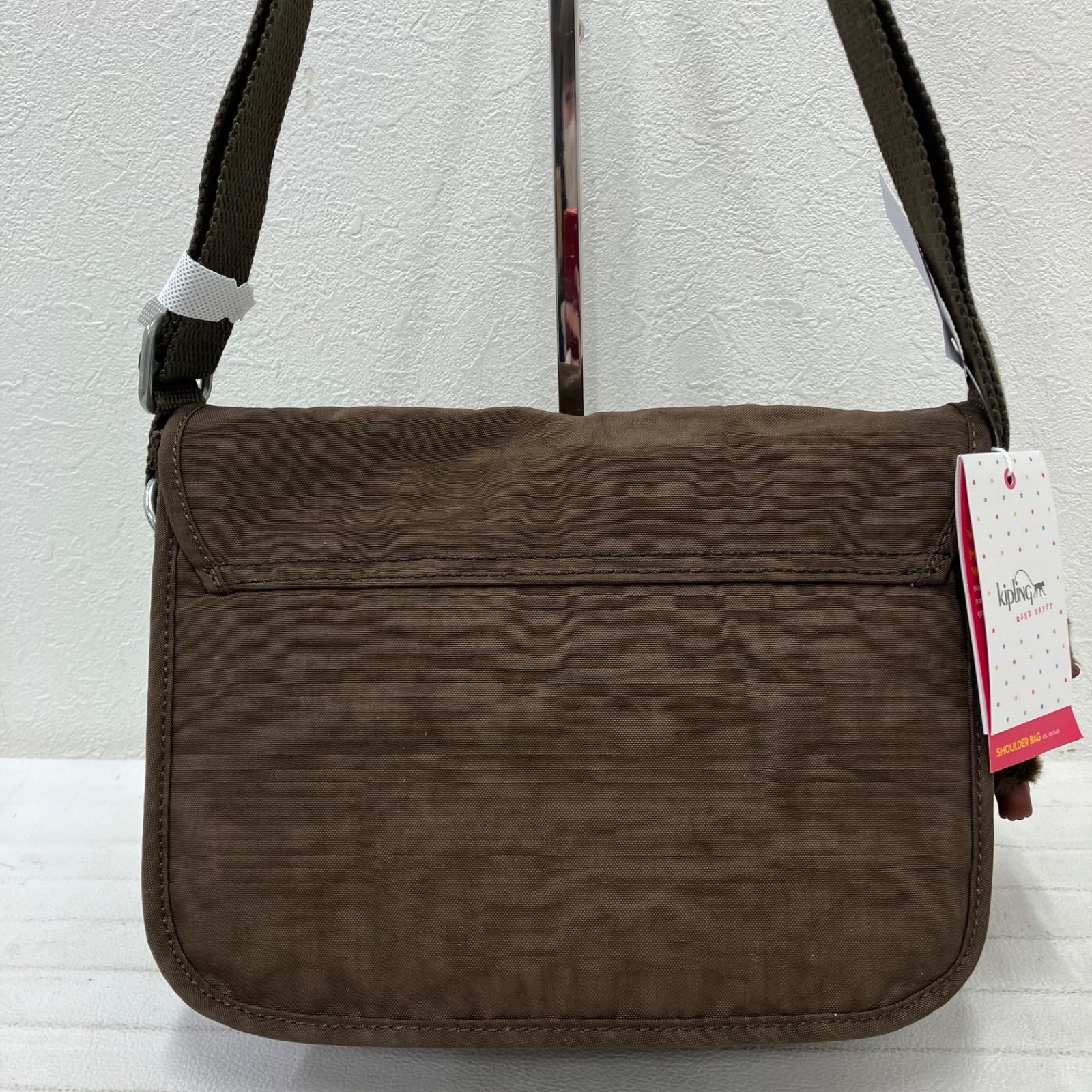 8305 Kipling キプリング ショルダーバッグ 小さめ ミニ フラップ タグ 