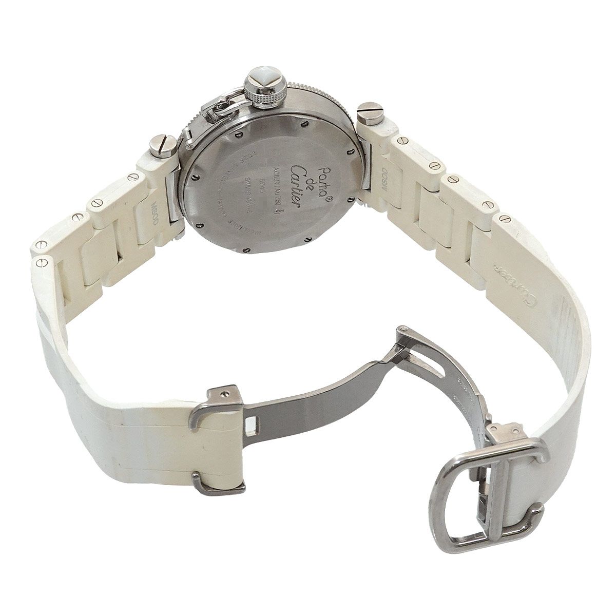 カルティエ Cartier パシャ シータイマー コンビ W3140001 レディース 