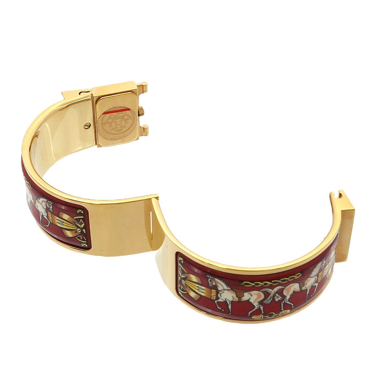 エルメス HERMES ロケ LO1 201 バングル ウォッチ ヴィンテージ