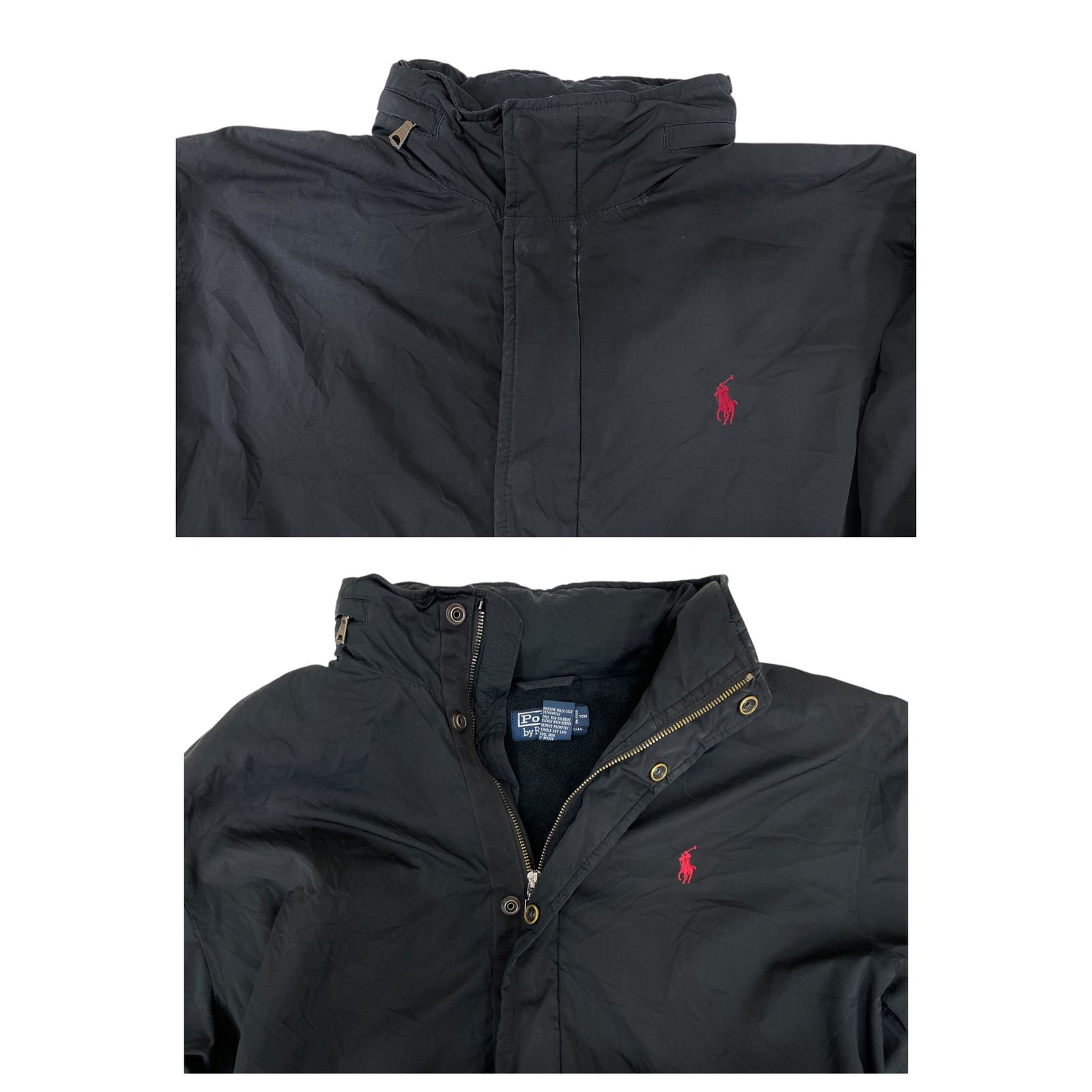 POLORALPH LAUREN (ポロラルフローレン) 裏フリース 中綿 2WAYナイロン