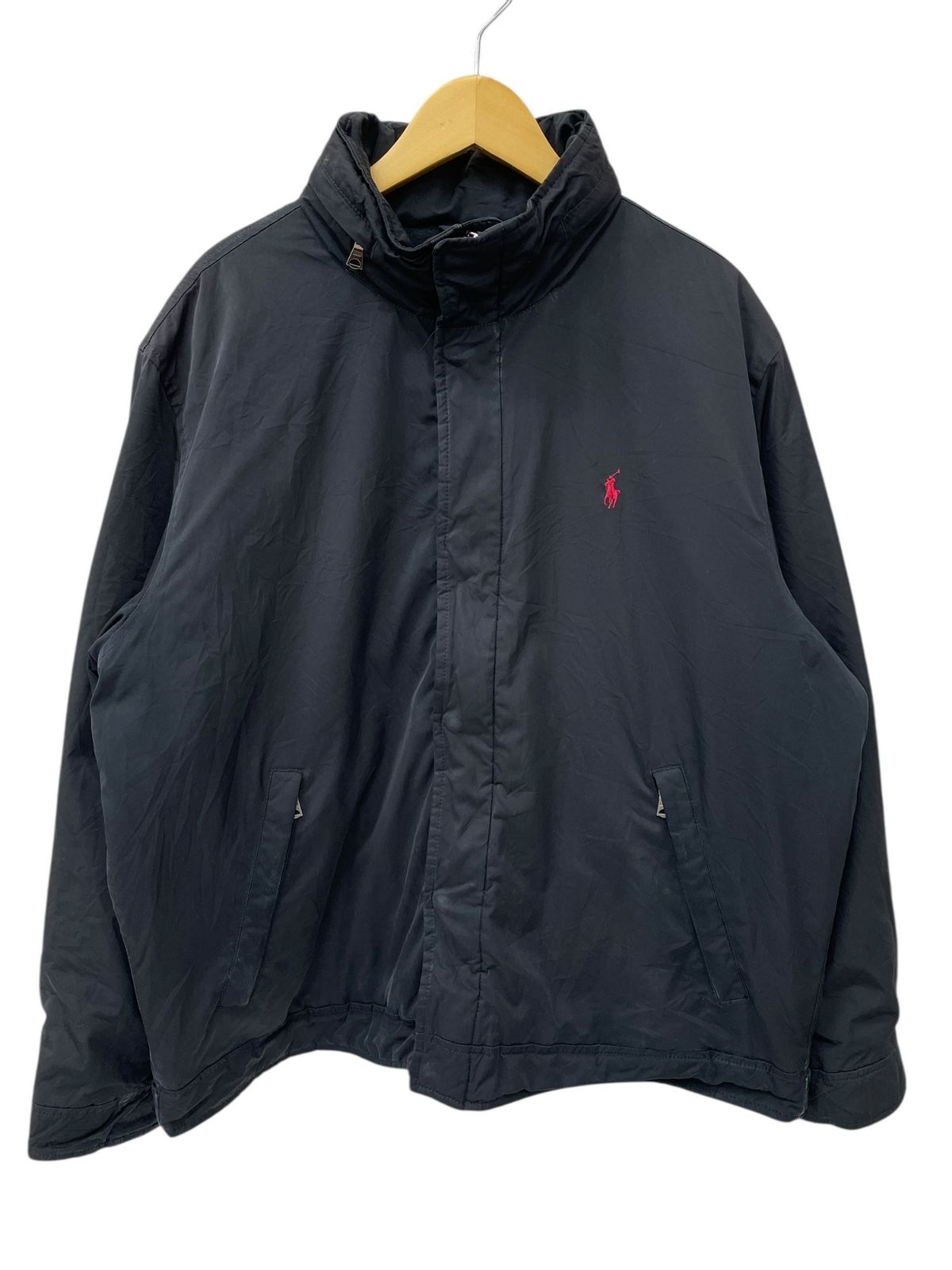 ポロラルフローレン　ナイロン　裏地フリース　2way　ジャンパー　ジャケット POLORALPH LAUREN (ポロラルフローレン) 裏フリース 中綿 2WAYナイロン