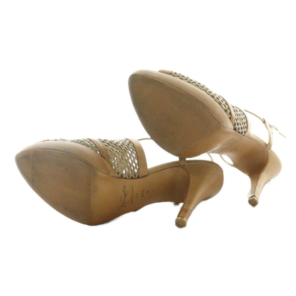 銀座かねまつ GINZA Kanematsu メッシュオープントゥパンプス 23.5cm