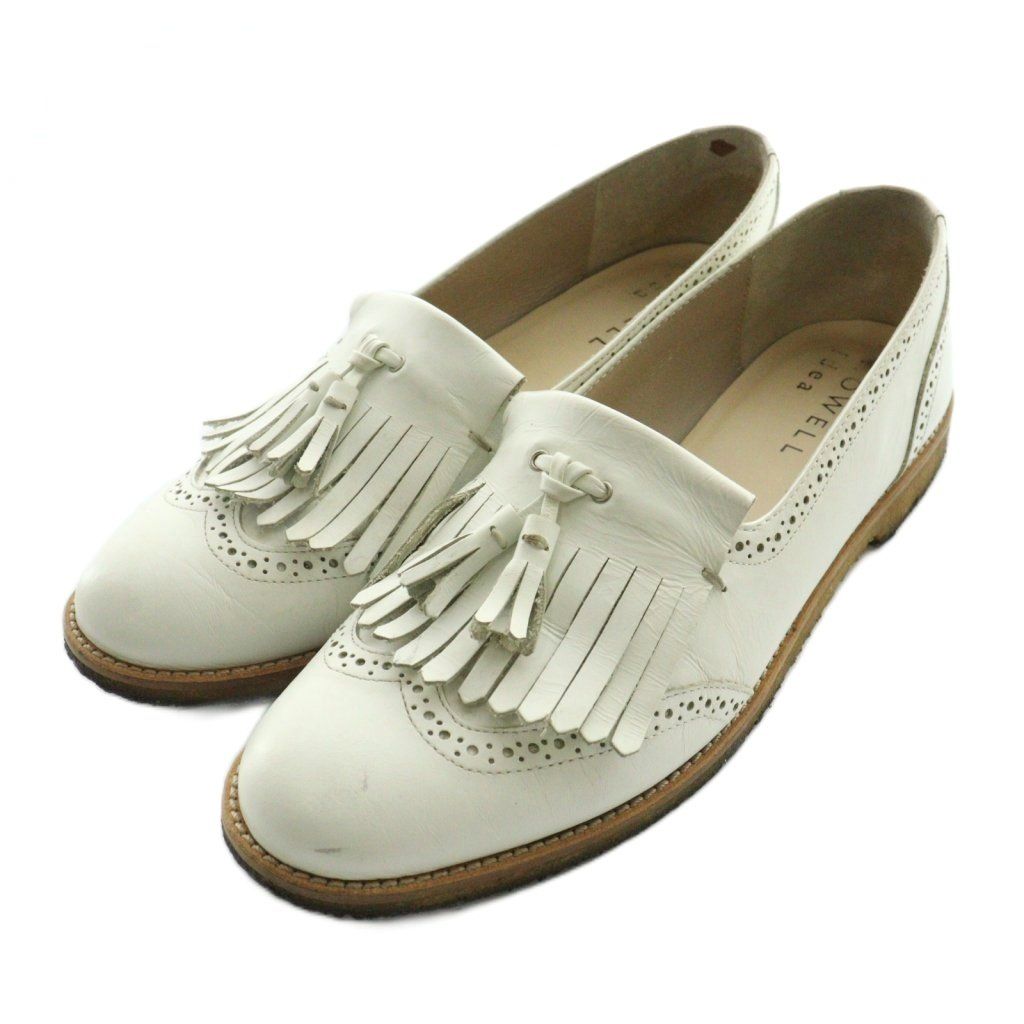未使用級MARGARET HOWELL idea フリンジ タッセルローファー 未使用級】MARGARET HOWELL idea タッセルフリンジローファー - メルカリ