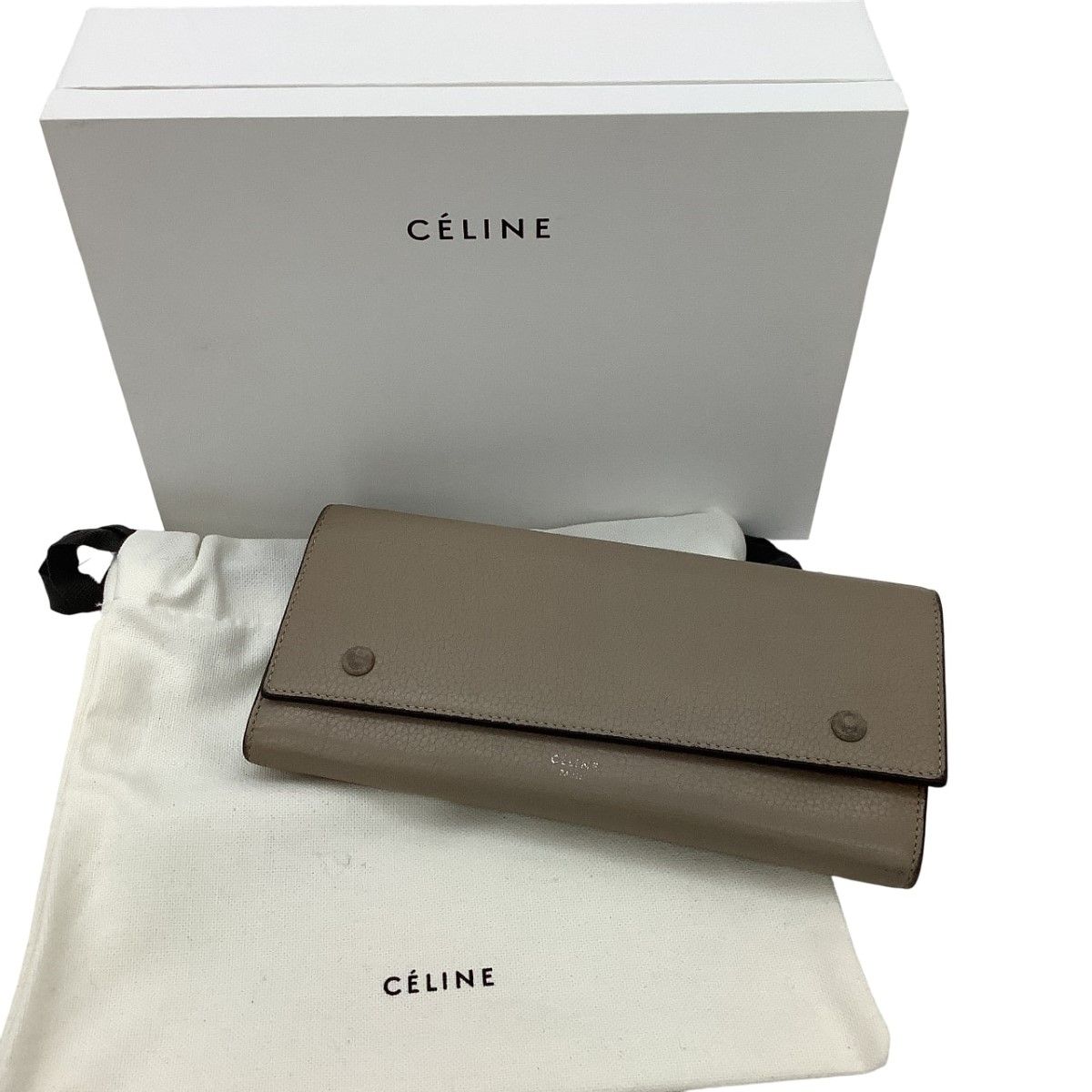 CELINE セリーヌ レディース 長財布 S-MG-1123 グレー - メルカリ