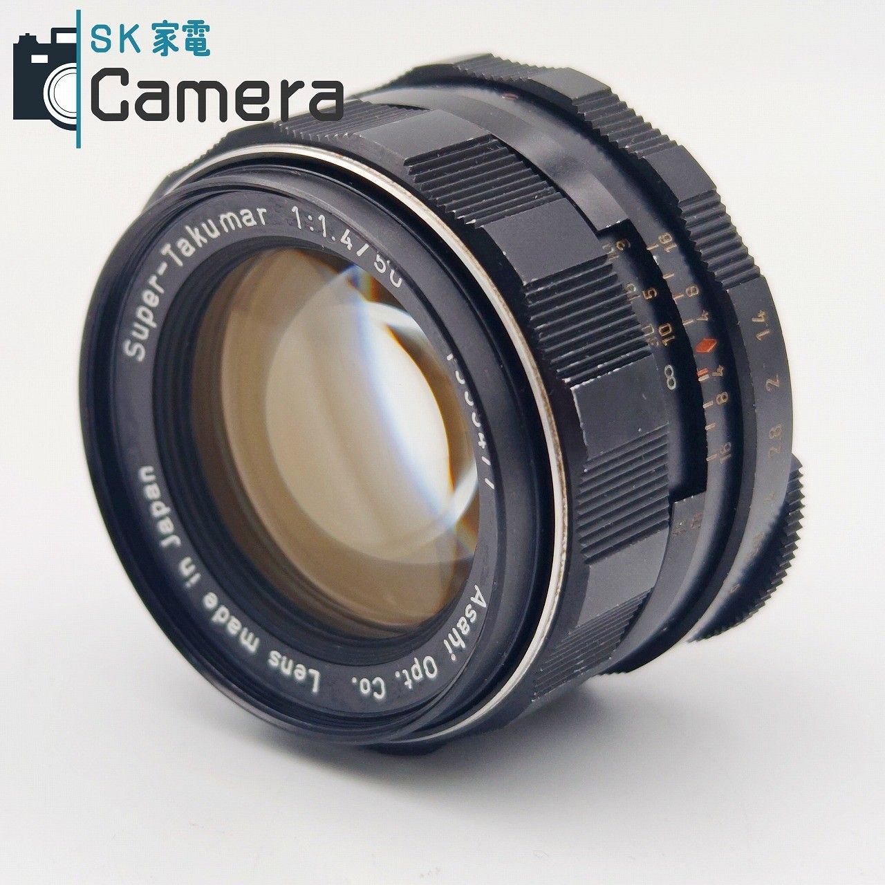中古】 PENTAX Super-Takumar 50mm F1.4 M42 8枚玉 ペンタックス