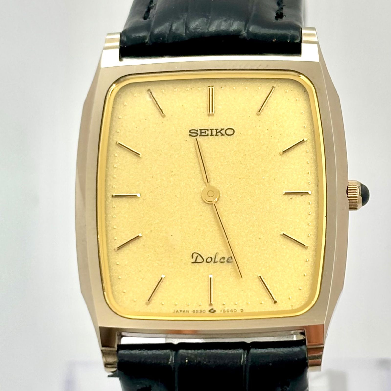 新品電池】SEIKO セイコー Dolce ドルチェ メンズ 腕時計 ゴールド 