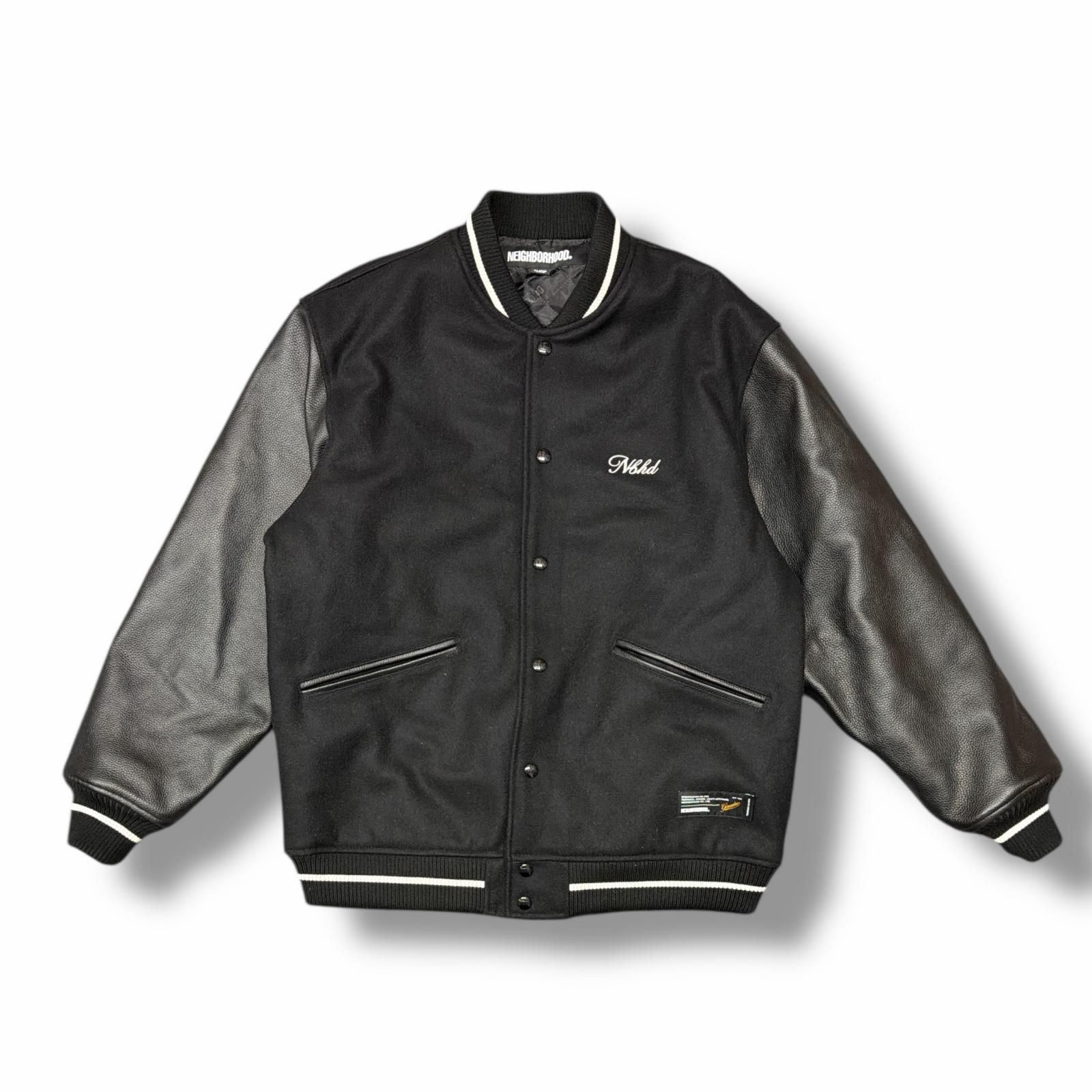 NEIGHBORHOOD 25AW STADIUM JACKET スタジアムジャケット レザー 