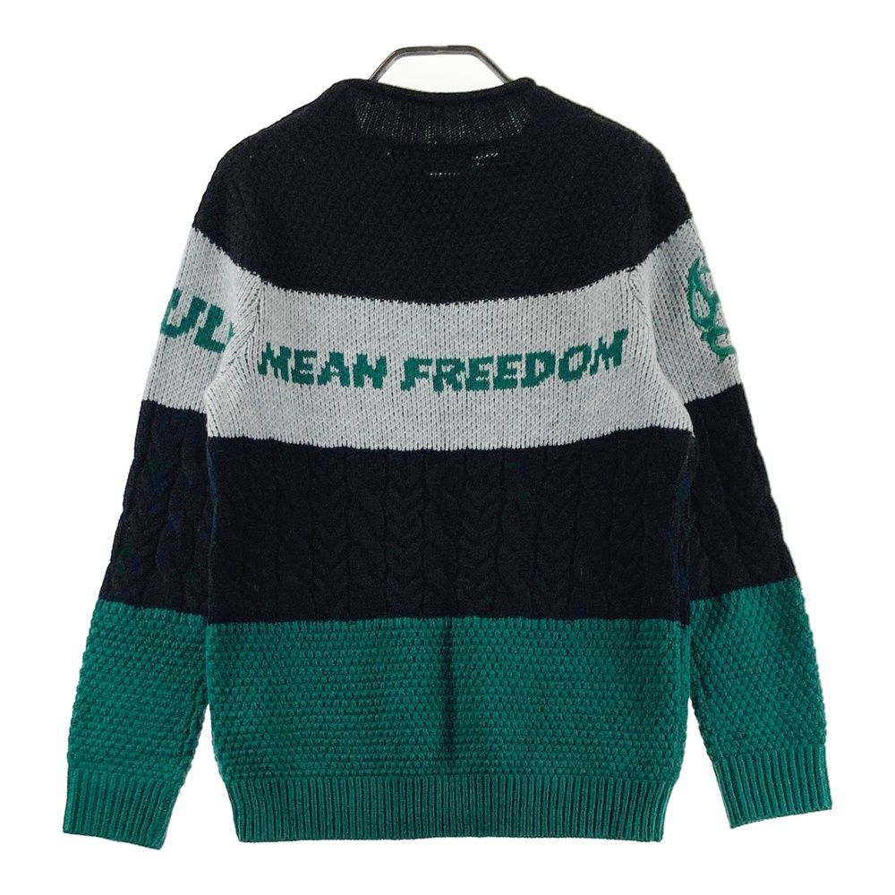 新品 ラッセルノ Russeluno Golf ナンバー ニット セーター サイズ：1 RUSSELUNO ラッセルノ ニットセーター ブラック系