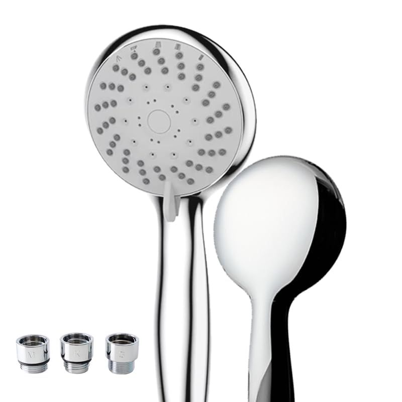 アクアビュル ウルトラファインバブルシャワーヘッド S 手元ストップ付 美肌 美白 保湿 保温 毛穴ケアミスト 節水 日本製 特許申請中 LDK 14回掲載 鏡面仕上げ シルバー AQUA BULLE m