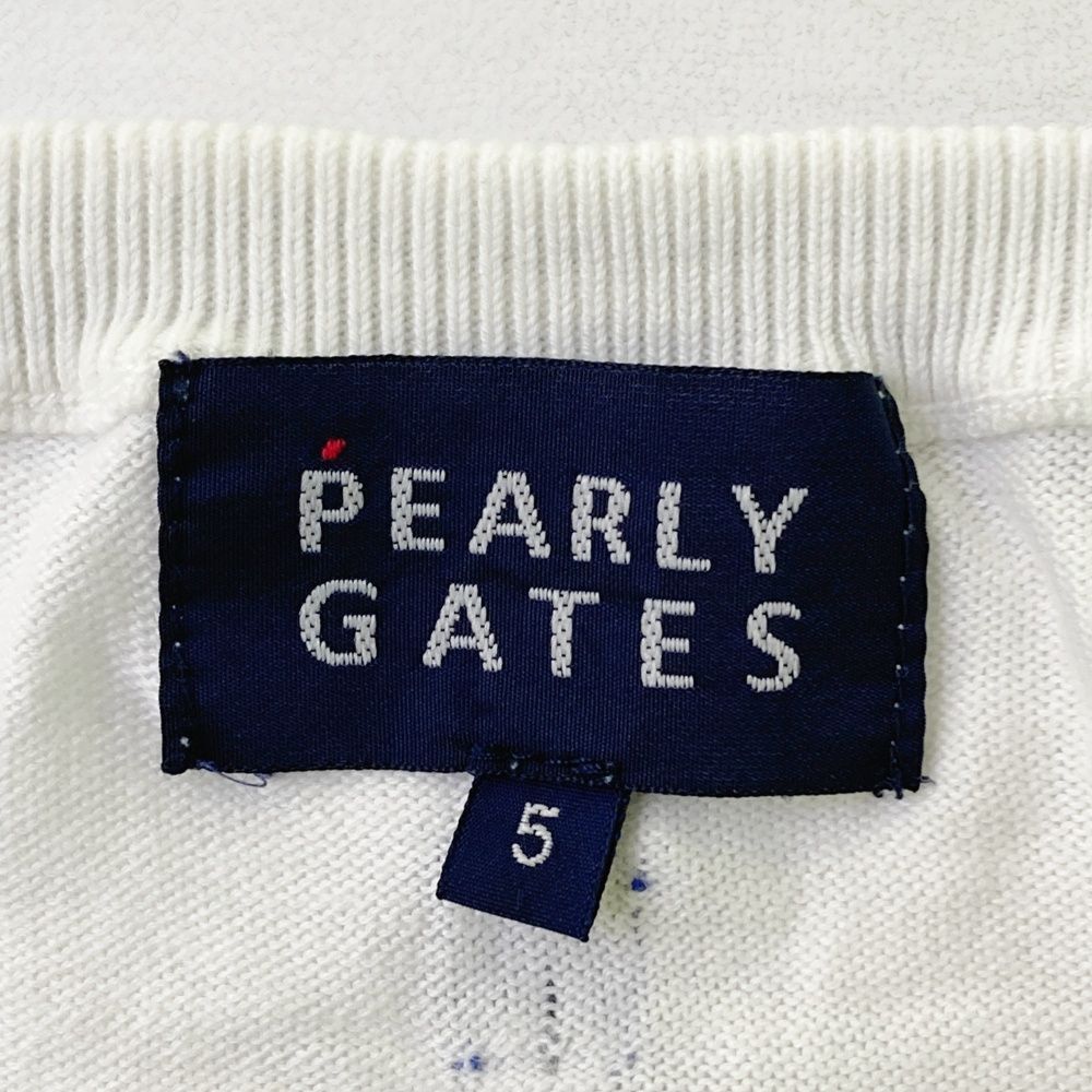 サイズ：5 PEARLY GATES パーリーゲイツ ニットセーター ホワイト系