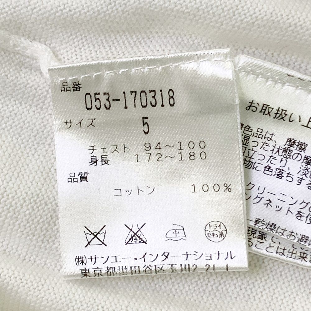 新品！未使用！PEARLYGATESパーリーゲイツ　ゴルフニット　サイズ5 サイズ：5 PEARLY GATES パーリーゲイツ ニットセーター ホワイト系