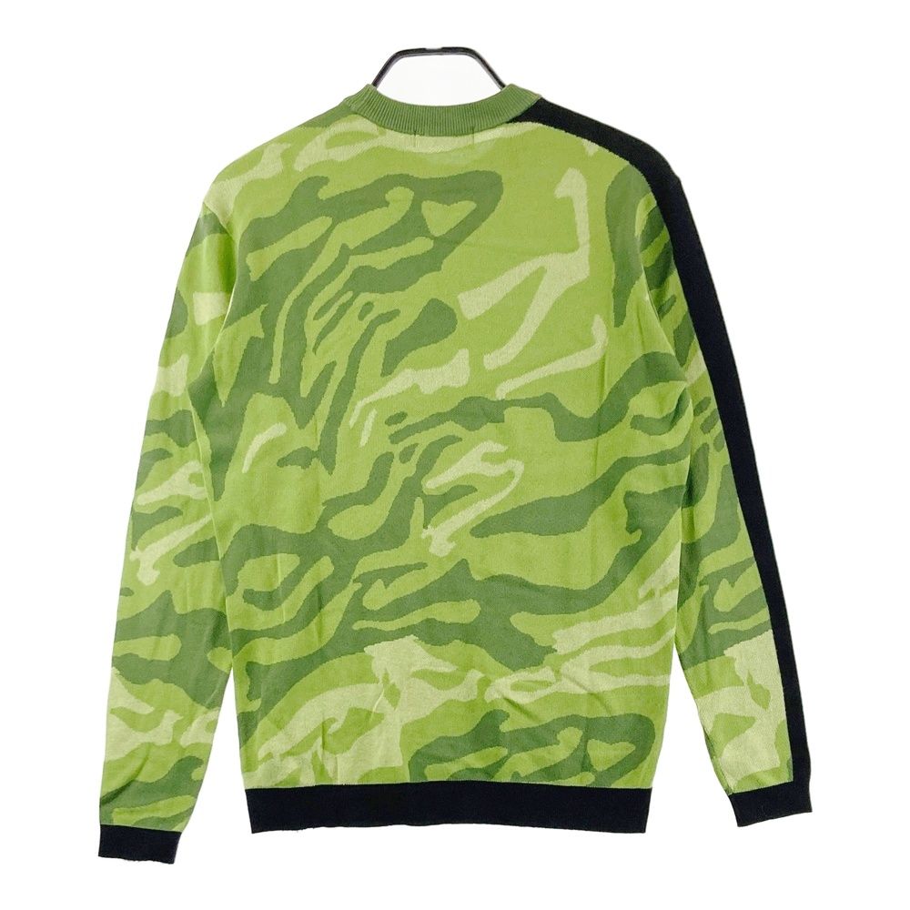 【入手困難】le coq sportif golf 地柄セーター グリーン M 入手困難】le coq sportif golf 地柄セーター グリーン M