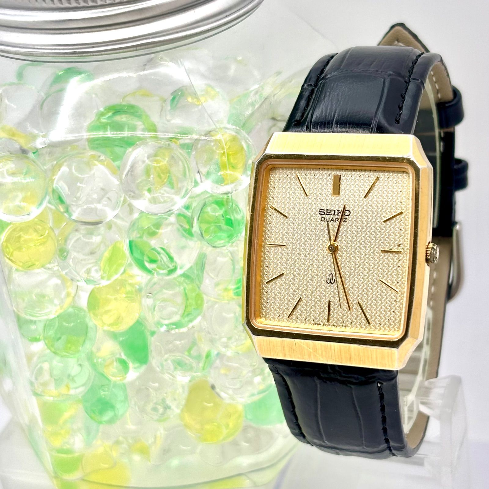 新品電池】SEIKO セイコー メンズ 腕時計 ゴールド オクタゴン 6030