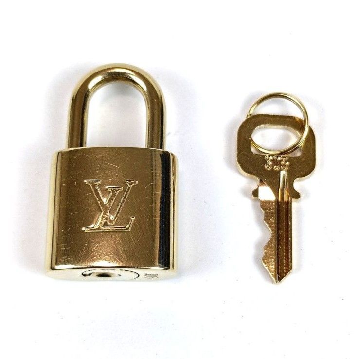LOUIS VUITTON ルイヴィトン パドロック 南京錠 カデナ 鍵 ゴールド No