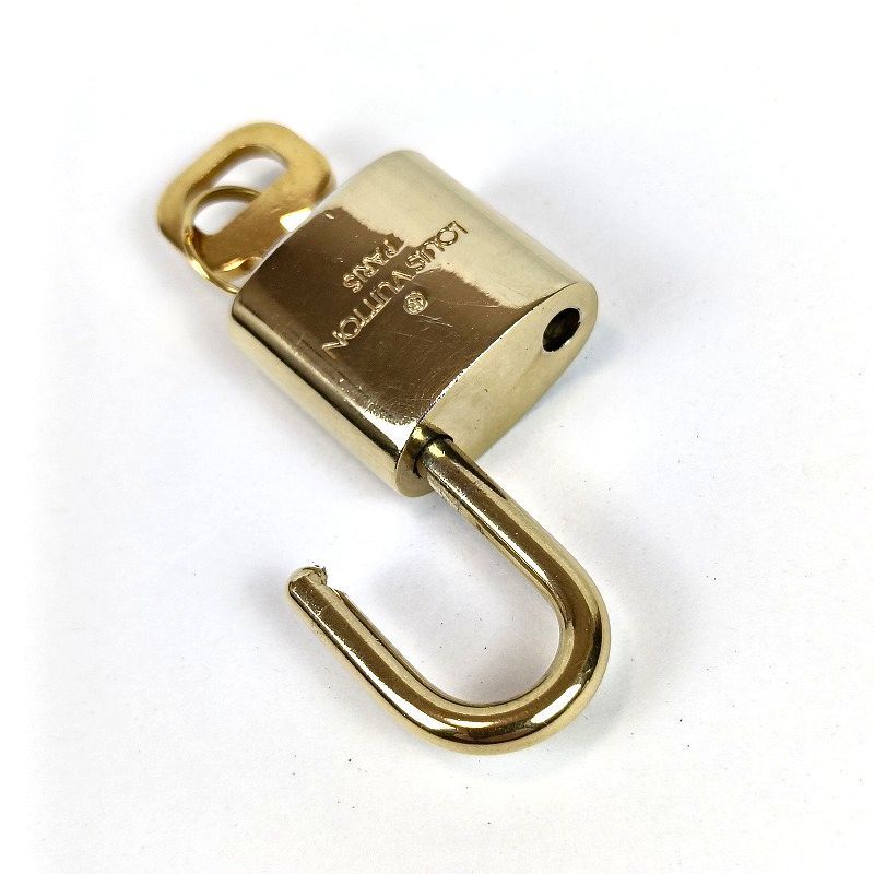 LOUIS VUITTON ルイヴィトン パドロック 南京錠 カデナ 鍵 ゴールド No
