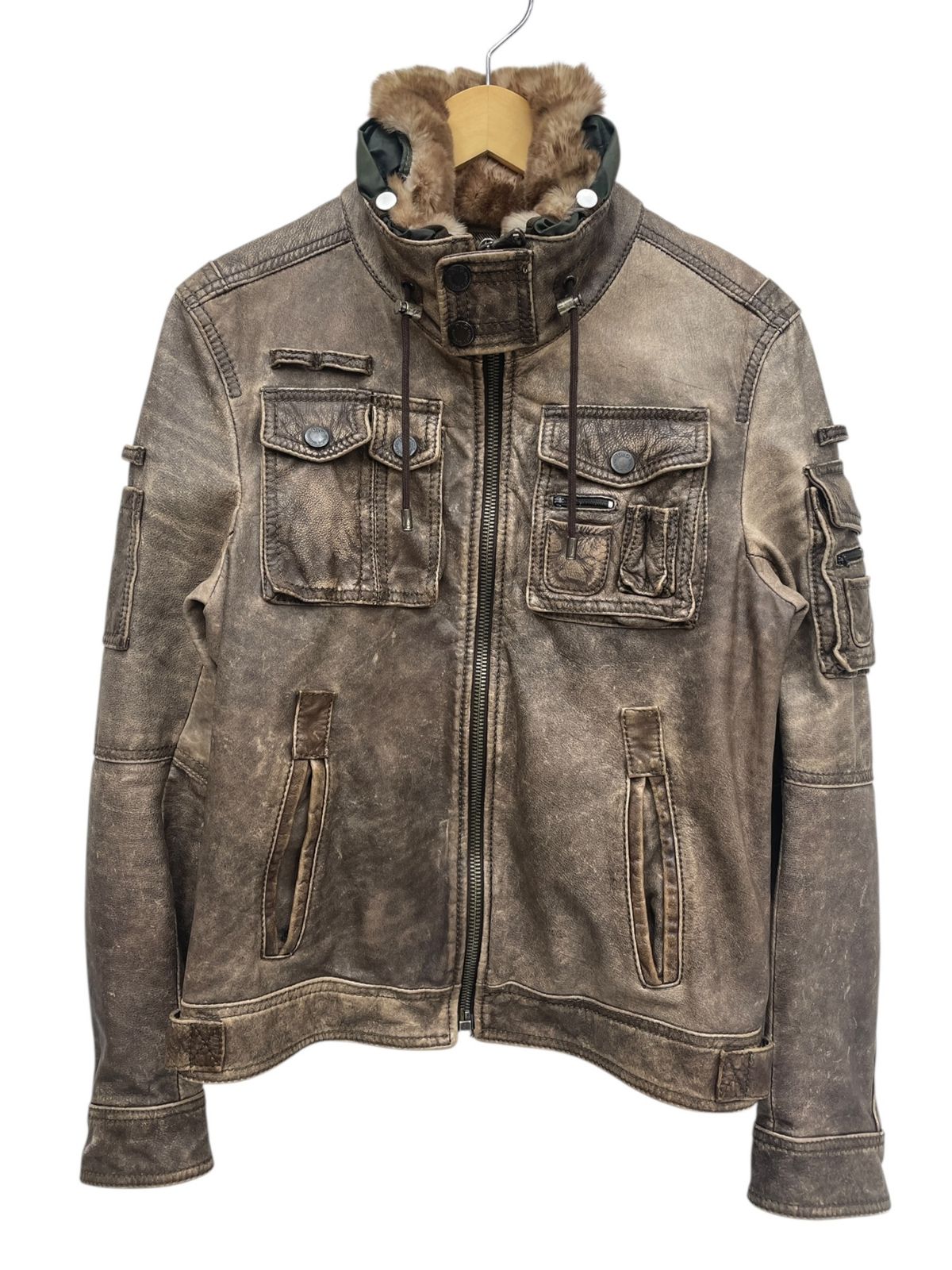 DOLCE&GABBANA (ドルチェアンドガッバーナ) D&G ファー付レザー